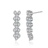 Luxury earrings Rome studs full of zircon earrings for women wedding
