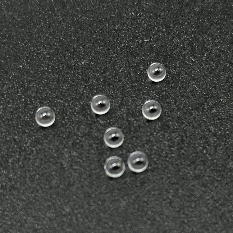 High precision  diameter 1mm 2mm Optical  Glass Crystal Bk7 Fused Silica Ball Lens