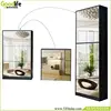 Goodlife Wooden shoe racks mirrored chest of drawers with hooks