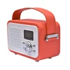retro style leather big rotary button home video consumer electronics outdoor magic audio speaker