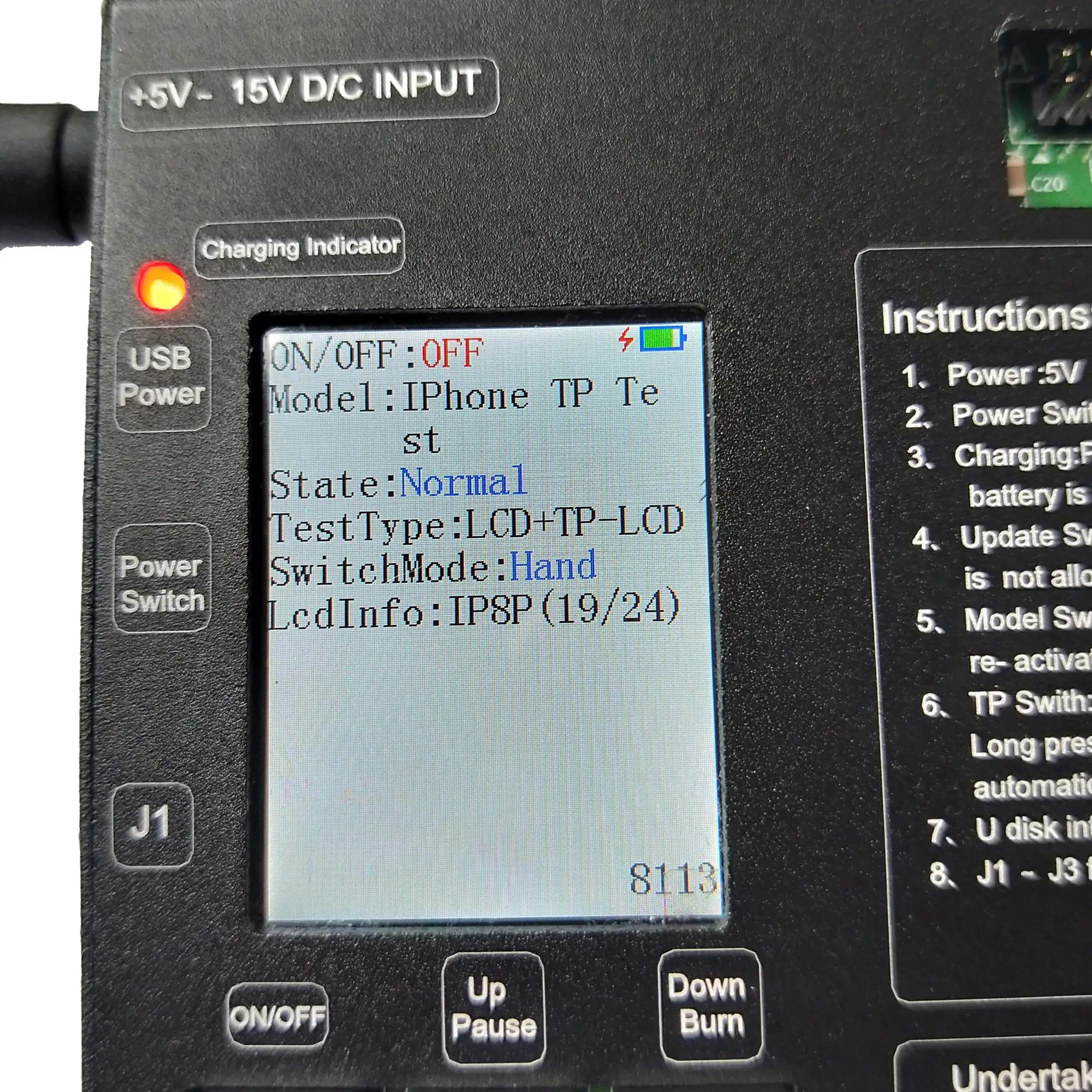 6 In 1 Lcd Display & Digitizer Touch Screen Test Board Lcd Tester For