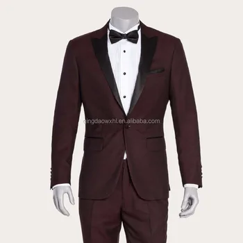red wedding suits