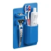 Bathroom Accessories Silicone Toothbrush Holder Wall Suction Cups Toothpaste And Shaver Organizer Suction Hooks Bathroom Set