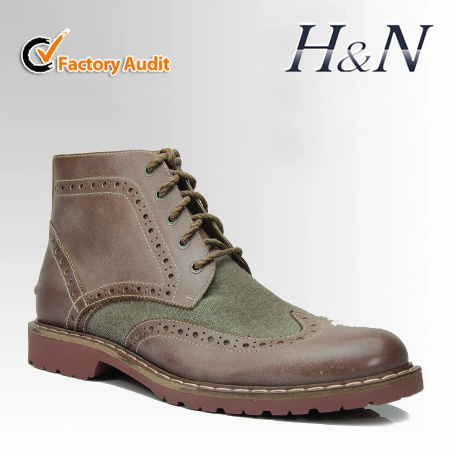 6 H&N brand together leather boots