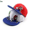 two-tones children top level promotional cute cartoon printing inside strap baseball snapback caps