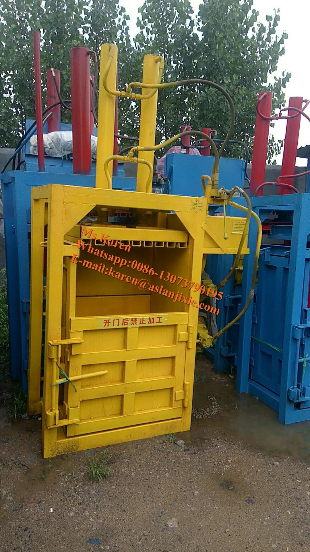 Used Cloths Bailing Machine / Used Clothes Bale Pressing Machine For