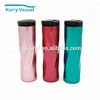 Double Walls Stainless Steel Thermal Travel Coffee Mug , Leak-Proof Vacuum Insulated Tumbler for Hot and Cold Beverages