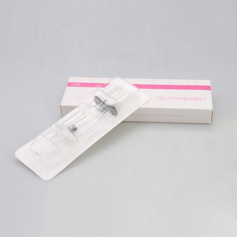 

Long lasting hyaluronic acid injection gel dermal filler 1ml Anti-wrinkle Hyaluronic Acid gel injection HA Dermal Filler, Transparent