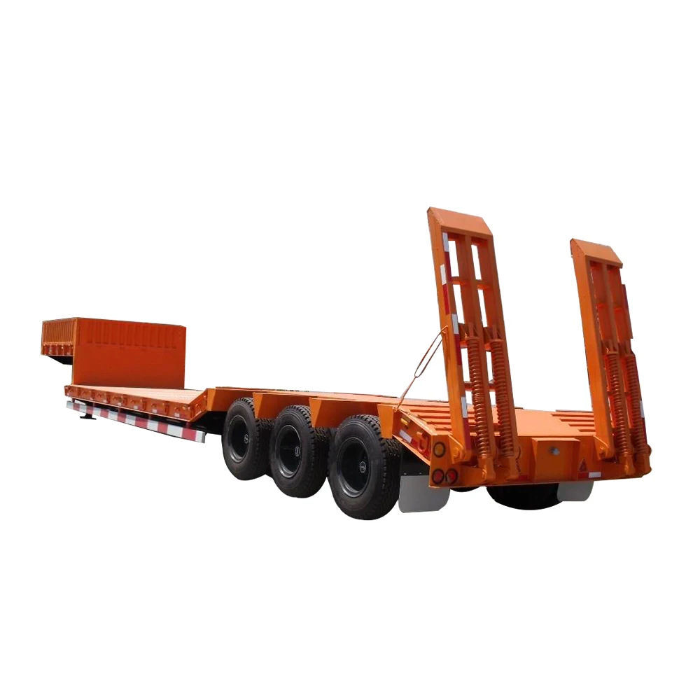 3轴 4 轴 60ton 80ton 120ton 150ton lowboy lowbed 卡车拖车出售