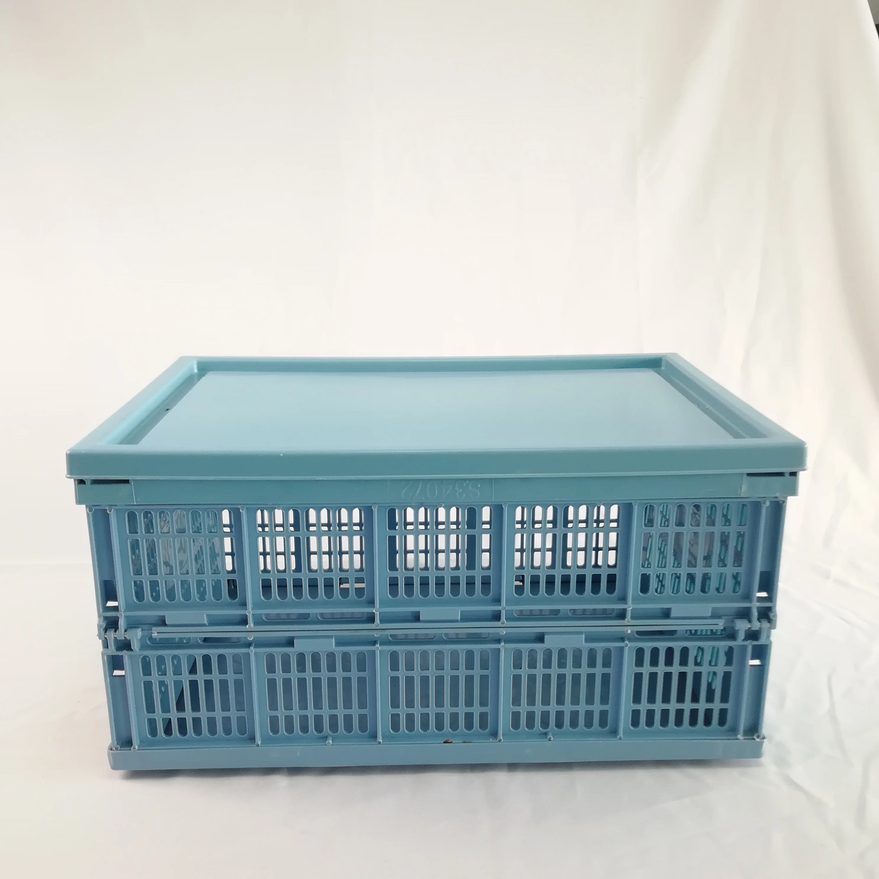 45l Large Plastic Crate For Mushroom And Fruit With Lid Buy