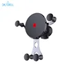 GPS Android Smartphone Gravity vehicle Mount Automatic Clamping Cell phone Car Holder Wireless Charger for iPhone
