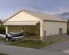 Flexible Design Steel Fabricated Metal Aircraft Hangar Construction Aluminum Exhibition Hangar