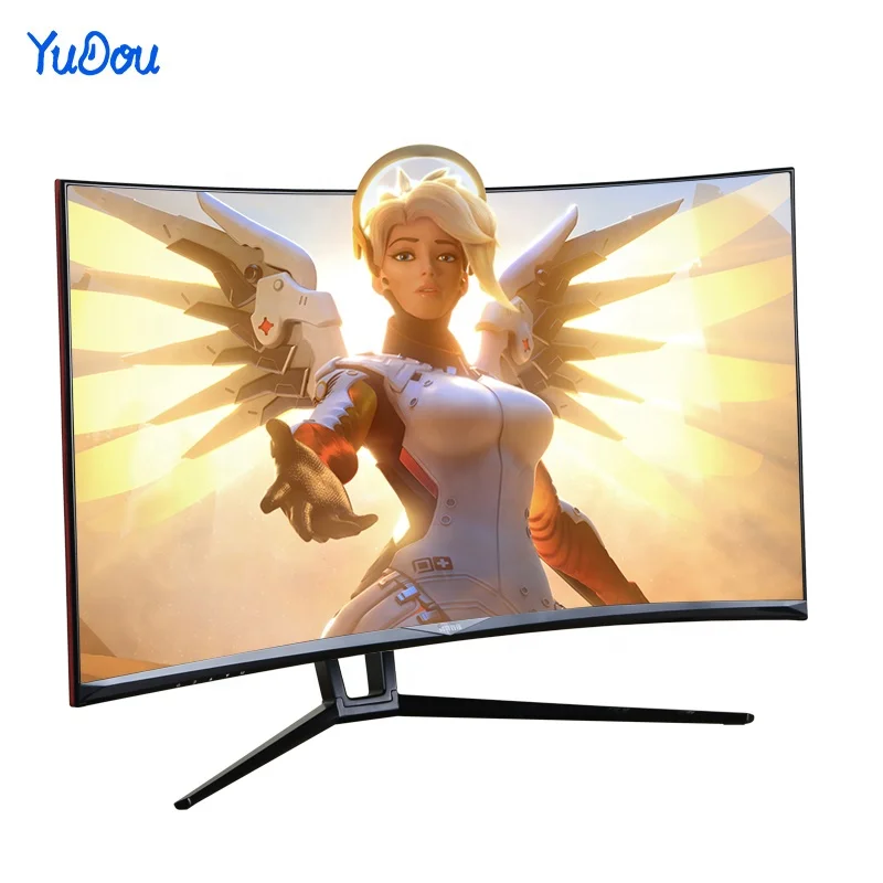 Free Shipping  144 Hz Gaming Monitor 32 Inch LED Curevd Gaming Monitor Pc Monitor