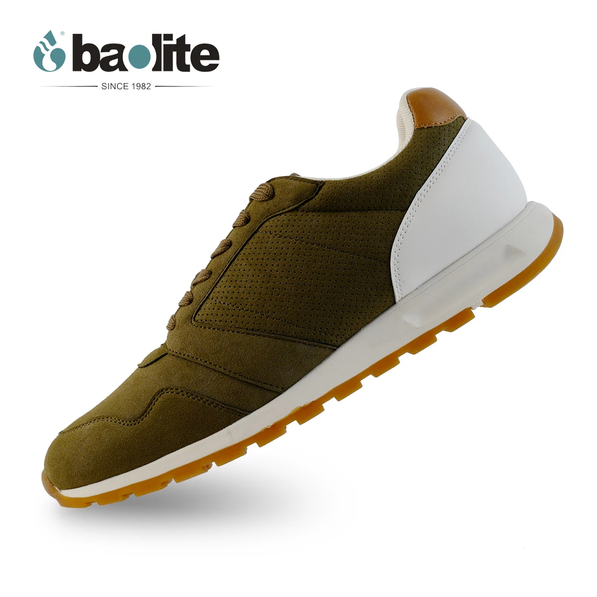 

Baolite High quality men sport shoes new design suede footwear