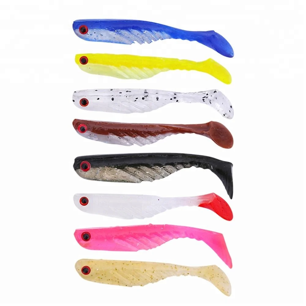 

70mm free sample soft baits fishing lure soft fish, Vairous colors or as your customized