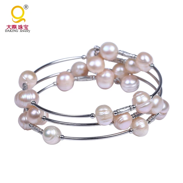 

Promotional bracelet cheap price fashion pearl bracelet for gifts, Pink