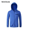 Wintress custom 100% cotton men gym hoodies contrast zipper pocket hoodie gym,custom mens hip hop hoodie pullover with zipper