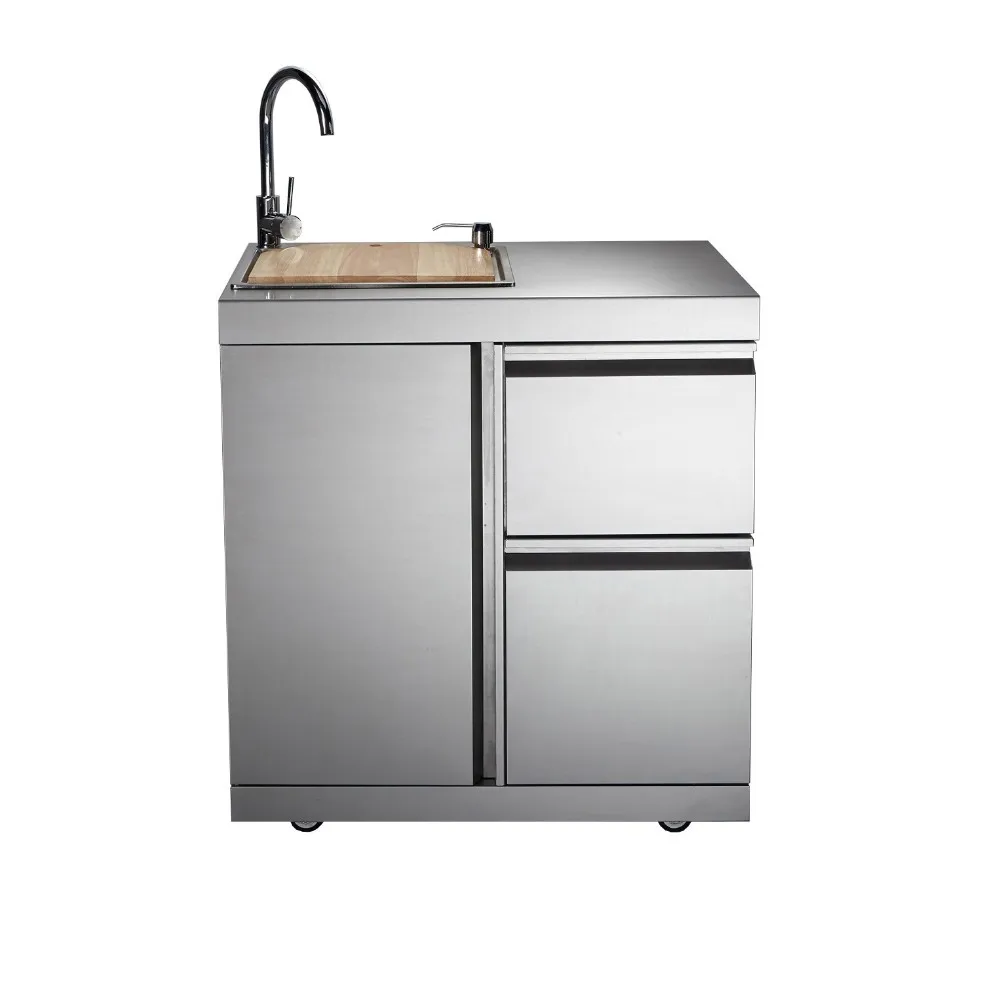 Vermonhouzz-parrilla De Acero Inoxidable Para Barbacoa,Armario De