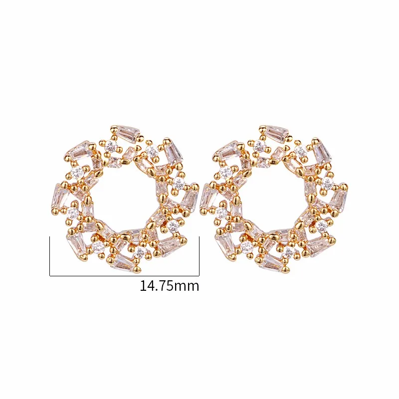 2019 Wholesale Custom New Design Latest Artificial Jewelry Daily Wear 18k Gold Plated Small 2 Gram Beautiful Designed Earrings Buy 2 Gram Gold Beautiful Designed Earrings Small Gold Earrings 18k Gold Earrings Product