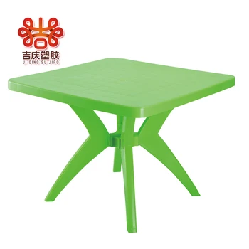 plastic dining table with chair