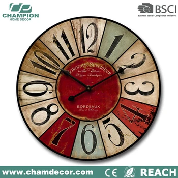Wood Craft Atomic Funny Wall Clock Decoration 24 Inch Mdf Art Wood Craft Atomic Funny Wall Clock Decoration 24 Inch Mdf Art