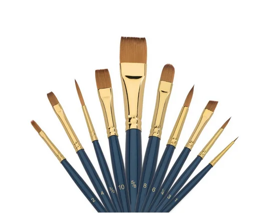 Acrylic paint brush types