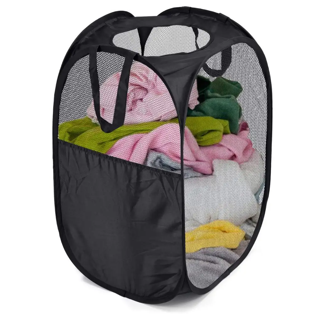 Wholesale Customize Mesh Pop up Laundri Hamper