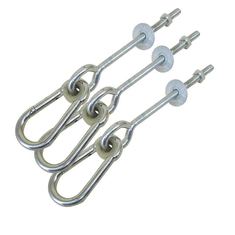 High Quality Zinc-plated Metal Swing Hook For Wooden Swing Set - Buy ...