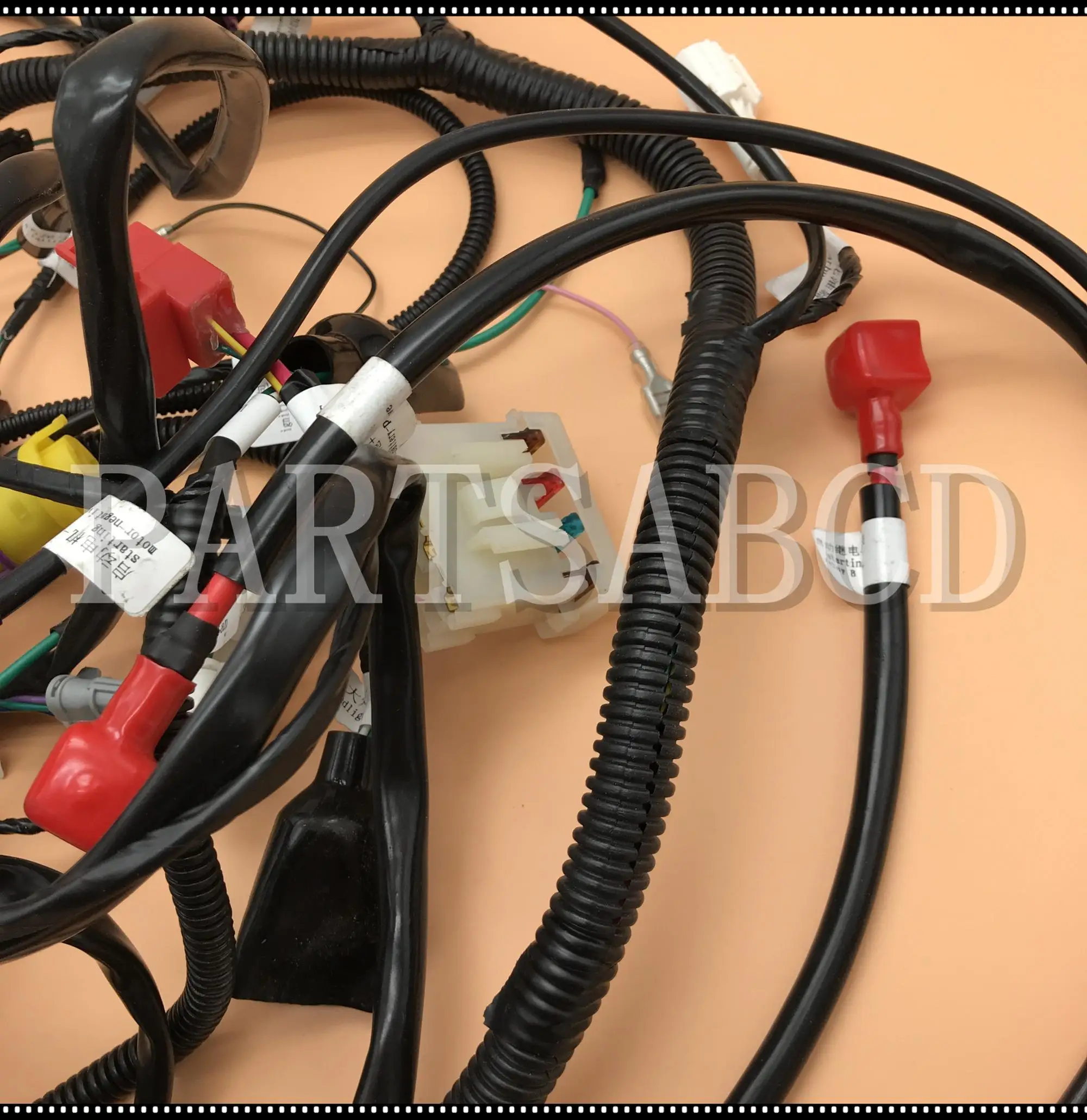 Buyang Atv Quad 300cc D300 G300 Wiring Harness Buyang Atv ... buyang atv parts wiring harness 