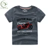 2019 fashion kid's t-shirt high quality round neck t-shirt for boy motorcycle pattern printing t-shirt for children