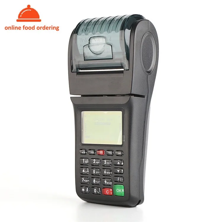 

GPRS SMS Portable Printer Can Print Food Order Receipt From Server Or Mobile Phone