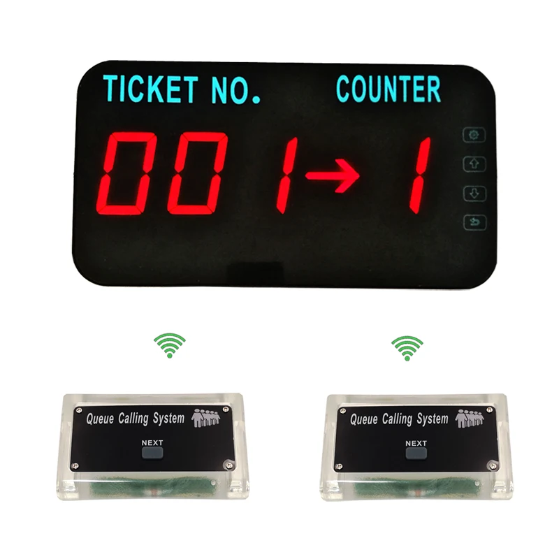 

YCALL 999 capacity good distance simple queue management system for restaurant bank take a number customer wait service