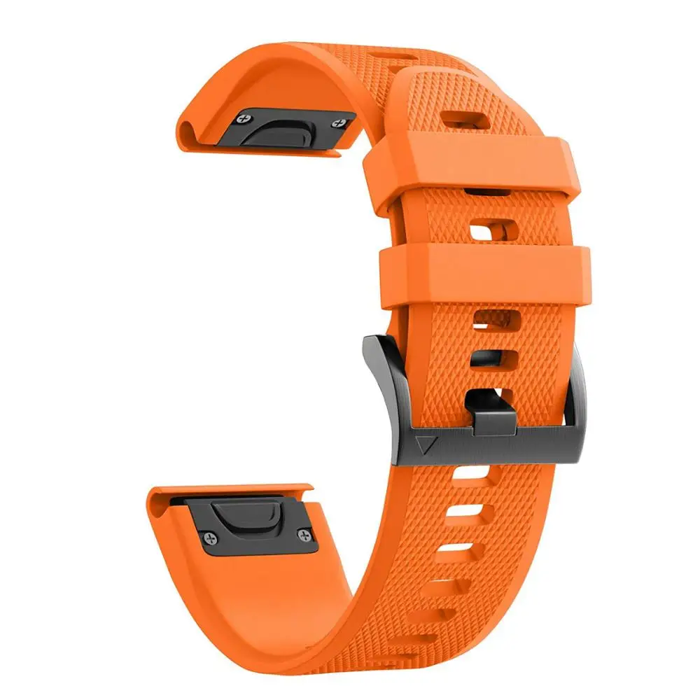 

Tschick For Garmin Fenix 5 Quick Fit 22mm Watch Band, Soft Silicone Replacement Strap for Garmin Fenix 5/Forerunner 935, Multi-color optional or customized