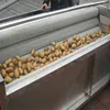 Root Vegetable Fruit Ginger Potato Roller Peeler Washing Peeling Cleaning Machine