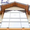 Heating bulletproof fixed window aluminum glass curtain wall