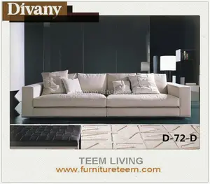 Divany Modern Style Burgundy Sectional Sofa Leather White Recliner Orange
