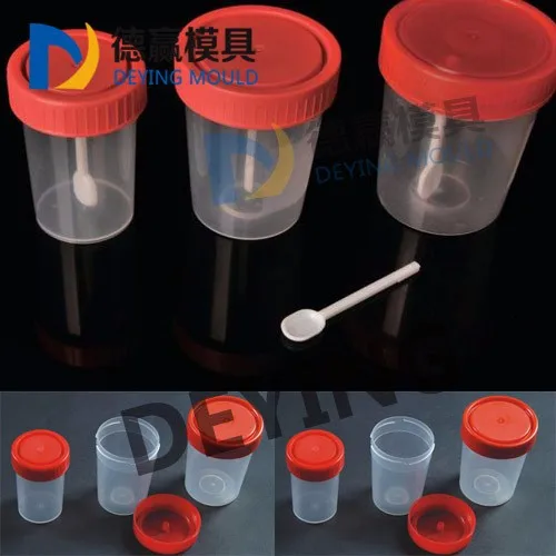 Sputum Phlegm Cup Mould Sterile Urine Container Cup Mold With Screw Cap