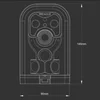 Full HD 1080P IR 850nm TFT Display Mini Trail Cam Monitor Hunting Scouting Camera with Ambarella Digital Image Processing