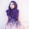 hot sale 100% Polyester Spun voile fabric ready for print scarf