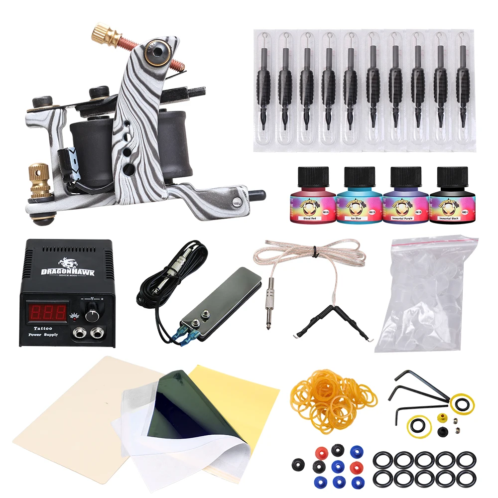 

Free Shipping Tattoo Machine Kits Trousses de Tatouage