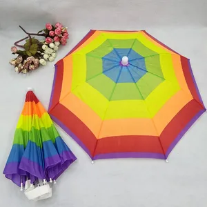 Image of 12inches*8k Promotional Anti-UV Head Fishing Umbrella Hat