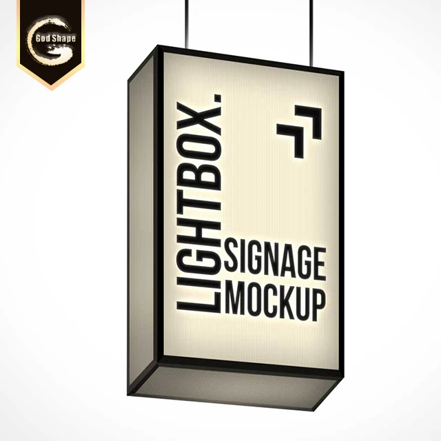 Wholesale Led Acrylic Round Light Boxes Large Light Box Decorative