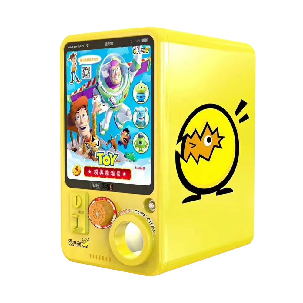 

Capsule Toy machine capsule Gashapon Vending Machine coin Operated Game Machine, Yellow