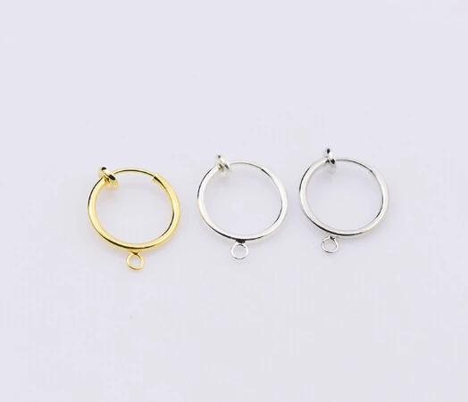 

Punk Clip On Nose Lip Hoop Rings Earrings Silver Body Piercing Cool Two Styles