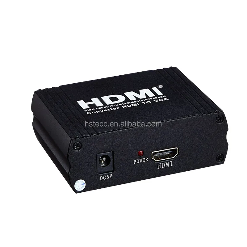 Hd Video Hdmi 1.4 To Vga+r/l Converter Support Hdcp 1.4 1080p Hdmi To