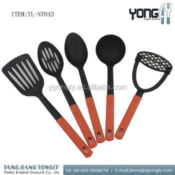 Mini 5 Piece Modern Kitchen Utensil Nylon Serving Utensils Plastic Holder Buy Kitchen Utensilsnames Of Kitchen Utensilskitchen Utensils Wholesale