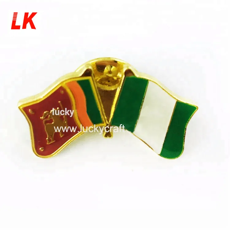 
china wholesale custom cheap soft enamel flag lapel pins with butterfly pin 