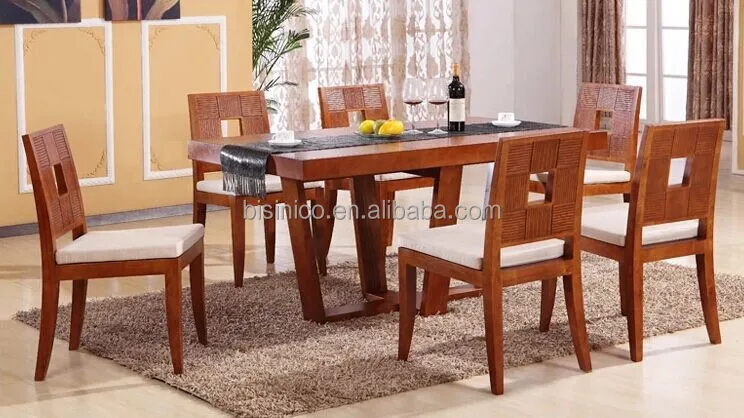 Sudeste de asia series muebles juego de comedor, sólido madera ...