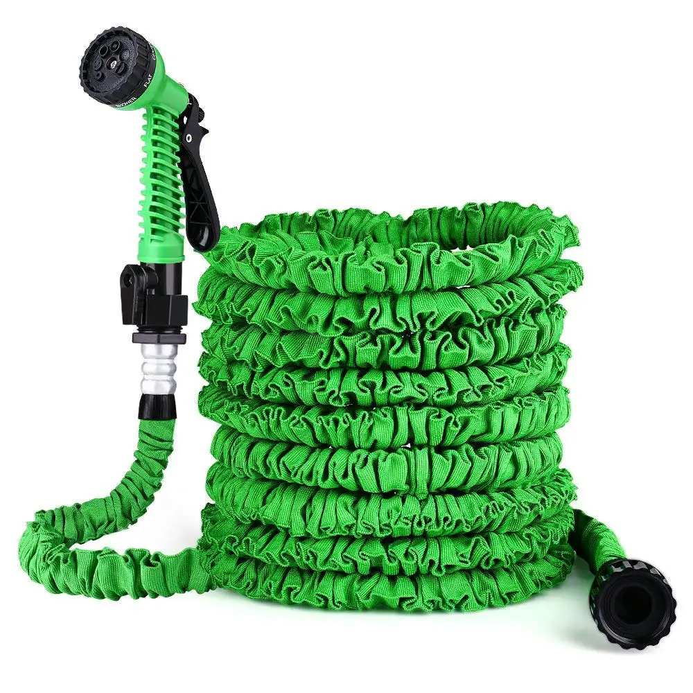 Buy 50FT Garden water Hose watering & irrigation pipes with spray gun ...