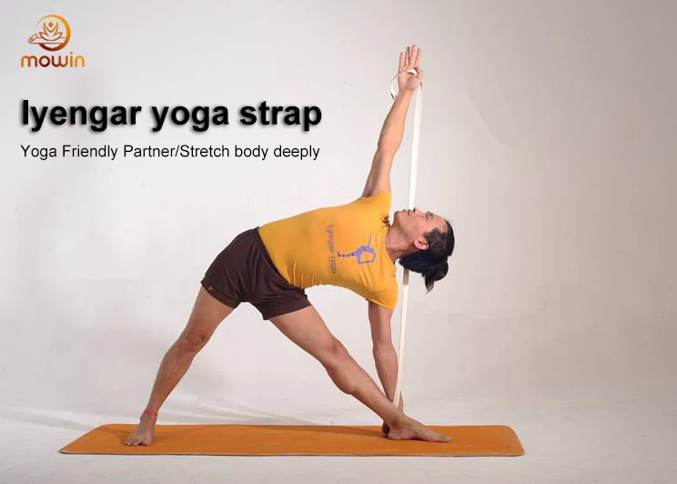 Correa de yoga para estiramiento bandas de yoga de algod/ón Wind Goal bandas de fitness cintur/ón de posturas de yoga para mejorar el equilibrio y la forma de pilates